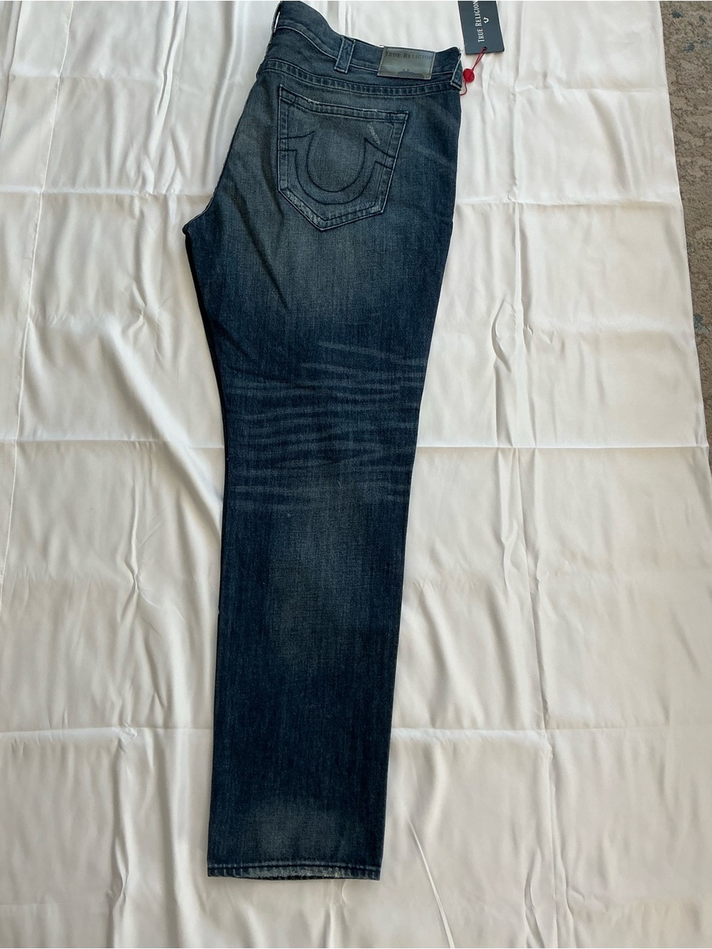 True Religion Men's Dark Blue Relaxed Slim Jeans